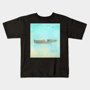 Tranquil Shores - Boats Kids T-Shirt
